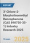 3'-Chloro-2-Morpholinomethyl Benzophenone (CAS 898750-35-1) Industry Research 2025: Global and Regional Market Trends 2019-2024 and Forecast to 2029 - Product Image