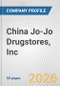 China Jo-Jo Drugstores, Inc. Fundamental Company Report Including Financial, SWOT, Competitors and Industry Analysis - Product Thumbnail Image