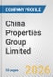 China Properties Group Limited Fundamental Company Report Including Financial, SWOT, Competitors and Industry Analysis - Product Thumbnail Image