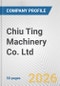 Chiu Ting Machinery Co. Ltd. Fundamental Company Report Including Financial, SWOT, Competitors and Industry Analysis - Product Thumbnail Image
