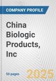 China Biologic Products, Inc. Fundamental Company Report Including Financial, SWOT, Competitors and Industry Analysis- Product Image