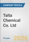 Taita Chemical Co. Ltd. Fundamental Company Report Including Financial, SWOT, Competitors and Industry Analysis - Product Thumbnail Image