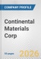 Continental Materials Corp. Fundamental Company Report Including Financial, SWOT, Competitors and Industry Analysis - Product Thumbnail Image
