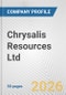 Chrysalis Resources Ltd Fundamental Company Report Including Financial, SWOT, Competitors and Industry Analysis - Product Thumbnail Image