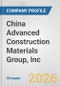 China Advanced Construction Materials Group, Inc. Fundamental Company Report Including Financial, SWOT, Competitors and Industry Analysis - Product Thumbnail Image
