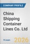 China Shipping Container Lines Co. Ltd. Fundamental Company Report Including Financial, SWOT, Competitors and Industry Analysis - Product Thumbnail Image