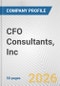 CFO Consultants, Inc. Fundamental Company Report Including Financial, SWOT, Competitors and Industry Analysis - Product Thumbnail Image