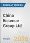 China Essence Group Ltd. Fundamental Company Report Including Financial, SWOT, Competitors and Industry Analysis - Product Thumbnail Image