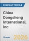 China Dongsheng International, Inc. Fundamental Company Report Including Financial, SWOT, Competitors and Industry Analysis - Product Thumbnail Image