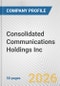 Consolidated Communications Holdings Inc. Fundamental Company Report Including Financial, SWOT, Competitors and Industry Analysis - Product Thumbnail Image