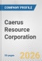 Caerus Resource Corporation Fundamental Company Report Including Financial, SWOT, Competitors and Industry Analysis - Product Thumbnail Image