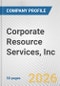 Corporate Resource Services, Inc. Fundamental Company Report Including Financial, SWOT, Competitors and Industry Analysis - Product Thumbnail Image