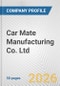 Car Mate Manufacturing Co. Ltd. Fundamental Company Report Including Financial, SWOT, Competitors and Industry Analysis - Product Thumbnail Image