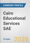 Cairo Educational Services SAE Fundamental Company Report Including Financial, SWOT, Competitors and Industry Analysis - Product Thumbnail Image