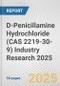 D-Penicillamine Hydrochloride (CAS 2219-30-9) Industry Research 2025: Global and Regional Market Trends 2019-2024 and Forecast to 2029 - Product Thumbnail Image