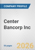 Center Bancorp Inc. Fundamental Company Report Including Financial, SWOT, Competitors and Industry Analysis- Product Image