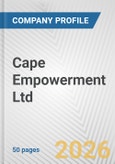 Cape Empowerment Ltd. Fundamental Company Report Including Financial, SWOT, Competitors and Industry Analysis- Product Image