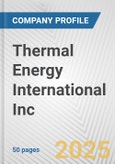 Thermal Energy International Inc. Fundamental Company Report Including Financial, SWOT, Competitors and Industry Analysis- Product Image