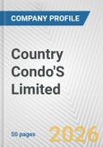 Country Condo'S Limited Fundamental Company Report Including Financial, SWOT, Competitors and Industry Analysis- Product Image