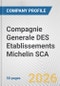 Compagnie Generale DES Etablissements Michelin SCA Fundamental Company Report Including Financial, SWOT, Competitors and Industry Analysis - Product Thumbnail Image