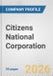 Citizens National Corporation Fundamental Company Report Including Financial, SWOT, Competitors and Industry Analysis - Product Thumbnail Image