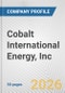Cobalt International Energy, Inc. Fundamental Company Report Including Financial, SWOT, Competitors and Industry Analysis - Product Thumbnail Image