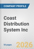 Coast Distribution System Inc. Fundamental Company Report Including Financial, SWOT, Competitors and Industry Analysis- Product Image