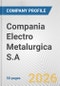 Compania Electro Metalurgica S.A. Fundamental Company Report Including Financial, SWOT, Competitors and Industry Analysis - Product Thumbnail Image
