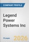 Legend Power Systems Inc. Fundamental Company Report Including Financial, SWOT, Competitors and Industry Analysis - Product Thumbnail Image