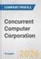 Concurrent Computer Corporation Fundamental Company Report Including Financial, SWOT, Competitors and Industry Analysis - Product Thumbnail Image