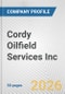 Cordy Oilfield Services Inc. Fundamental Company Report Including Financial, SWOT, Competitors and Industry Analysis - Product Thumbnail Image