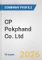 CP Pokphand Co. Ltd. Fundamental Company Report Including Financial, SWOT, Competitors and Industry Analysis - Product Thumbnail Image