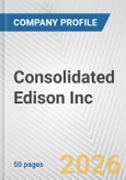 Consolidated Edison Inc. Fundamental Company Report Including Financial, SWOT, Competitors and Industry Analysis- Product Image