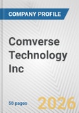Comverse Technology Inc. Fundamental Company Report Including Financial, SWOT, Competitors and Industry Analysis- Product Image