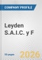 Leyden S.A.I.C. y F. Fundamental Company Report Including Financial, SWOT, Competitors and Industry Analysis - Product Thumbnail Image