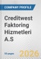 Creditwest Faktoring Hizmetleri A.S Fundamental Company Report Including Financial, SWOT, Competitors and Industry Analysis - Product Thumbnail Image