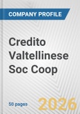 Credito Valtellinese Soc Coop Fundamental Company Report Including Financial, SWOT, Competitors and Industry Analysis- Product Image