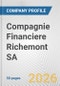 Compagnie Financiere Richemont SA Fundamental Company Report Including Financial, SWOT, Competitors and Industry Analysis - Product Thumbnail Image