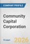 Community Capital Corporation Fundamental Company Report Including Financial, SWOT, Competitors and Industry Analysis - Product Thumbnail Image
