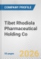 Tibet Rhodiola Pharmaceutical Holding Co. Fundamental Company Report Including Financial, SWOT, Competitors and Industry Analysis - Product Thumbnail Image