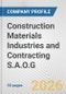 Construction Materials Industries and Contracting S.A.O.G. Fundamental Company Report Including Financial, SWOT, Competitors and Industry Analysis - Product Thumbnail Image