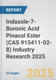 Indazole-7-Boronic Acid Pinacol Ester (CAS 915411-02-8) Industry Research 2025: Global and Regional Market Trends 2019-2024 and Forecast to 2029- Product Image
