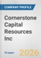 Cornerstone Capital Resources Inc. Fundamental Company Report Including Financial, SWOT, Competitors and Industry Analysis - Product Thumbnail Image