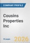 Cousins Properties Inc. Fundamental Company Report Including Financial, SWOT, Competitors and Industry Analysis - Product Thumbnail Image
