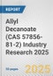 Allyl Decanoate (CAS 57856-81-2) Industry Research 2025: Global and Regional Market Trends 2019-2024 and Forecast to 2029 - Product Image