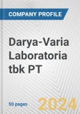 Darya-Varia Laboratoria tbk PT Fundamental Company Report Including Financial, SWOT, Competitors and Industry Analysis- Product Image
