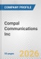 Compal Communications Inc. Fundamental Company Report Including Financial, SWOT, Competitors and Industry Analysis - Product Thumbnail Image