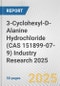 3-Cyclohexyl-D-Alanine Hydrochloride (CAS 151899-07-9) Industry Research 2025: Global and Regional Market Trends 2019-2024 and Forecast to 2029 - Product Thumbnail Image