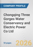 Chongqing Three Gorges Water Conservancy and Electric Power Co Ltd Fundamental Company Report Including Financial, SWOT, Competitors and Industry Analysis- Product Image