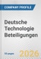 Deutsche Technologie Beteiligungen Fundamental Company Report Including Financial, SWOT, Competitors and Industry Analysis - Product Thumbnail Image